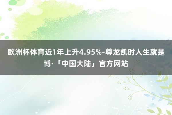 欧洲杯体育近1年上升4.95%-尊龙凯时人生就是博·「中国大陆」官方网站